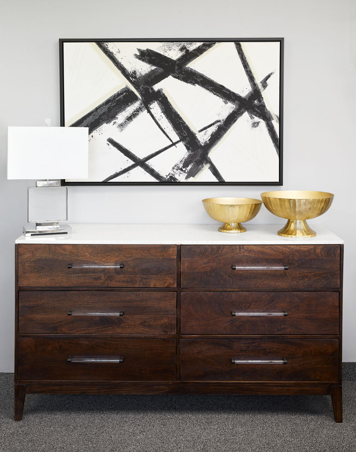 Peinture murale : noir et blanc