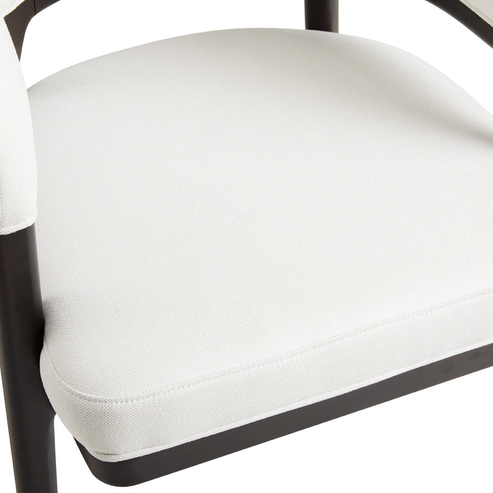 Chaise de salle à manger Erica : Lin blanc