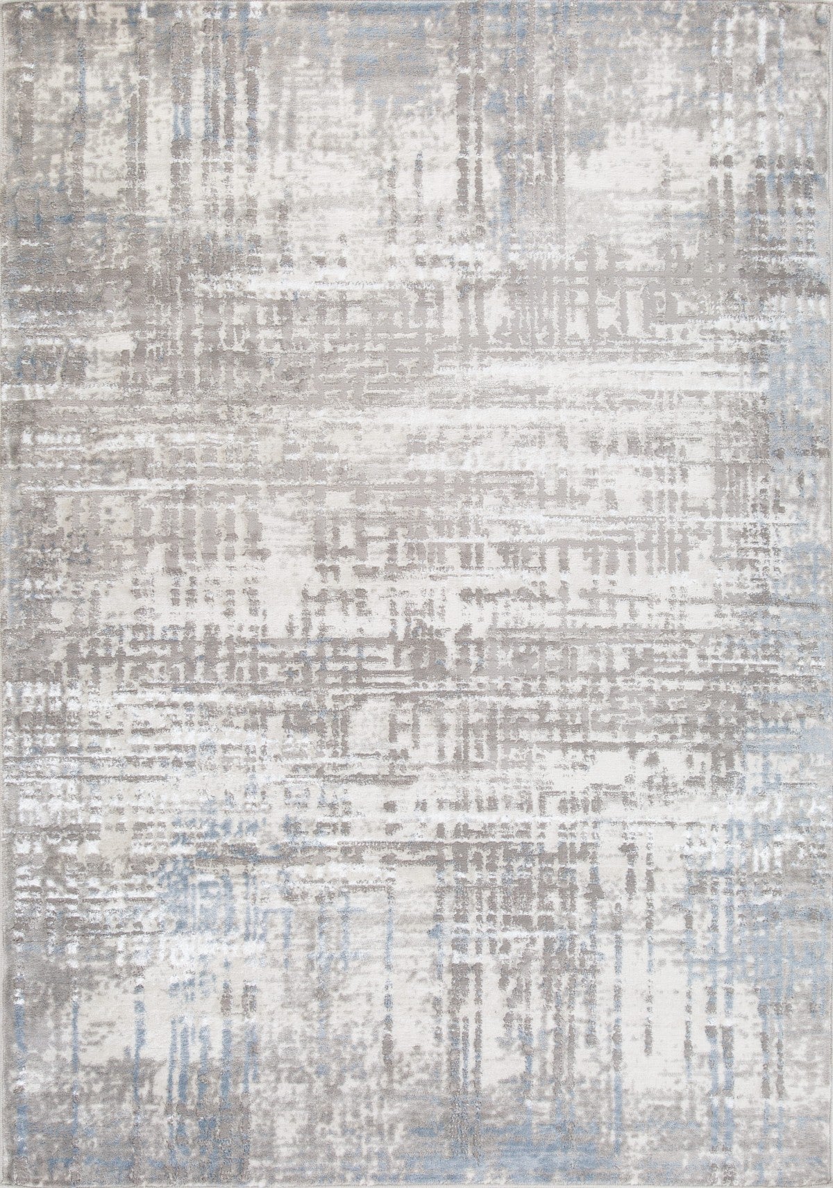 Tapis contemporain Laurel 5x8 | Nuances de gris et fini vieilli