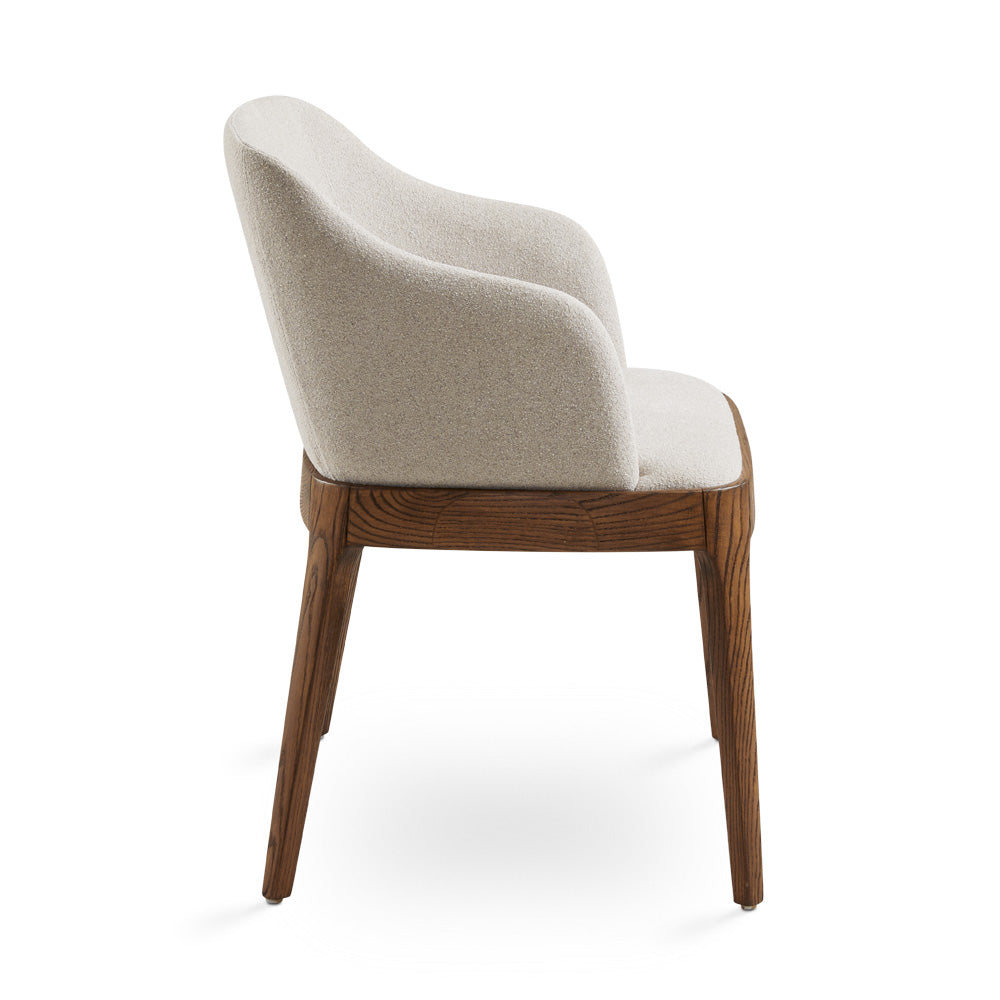 Chaise de salle à manger Antonia : gris clair