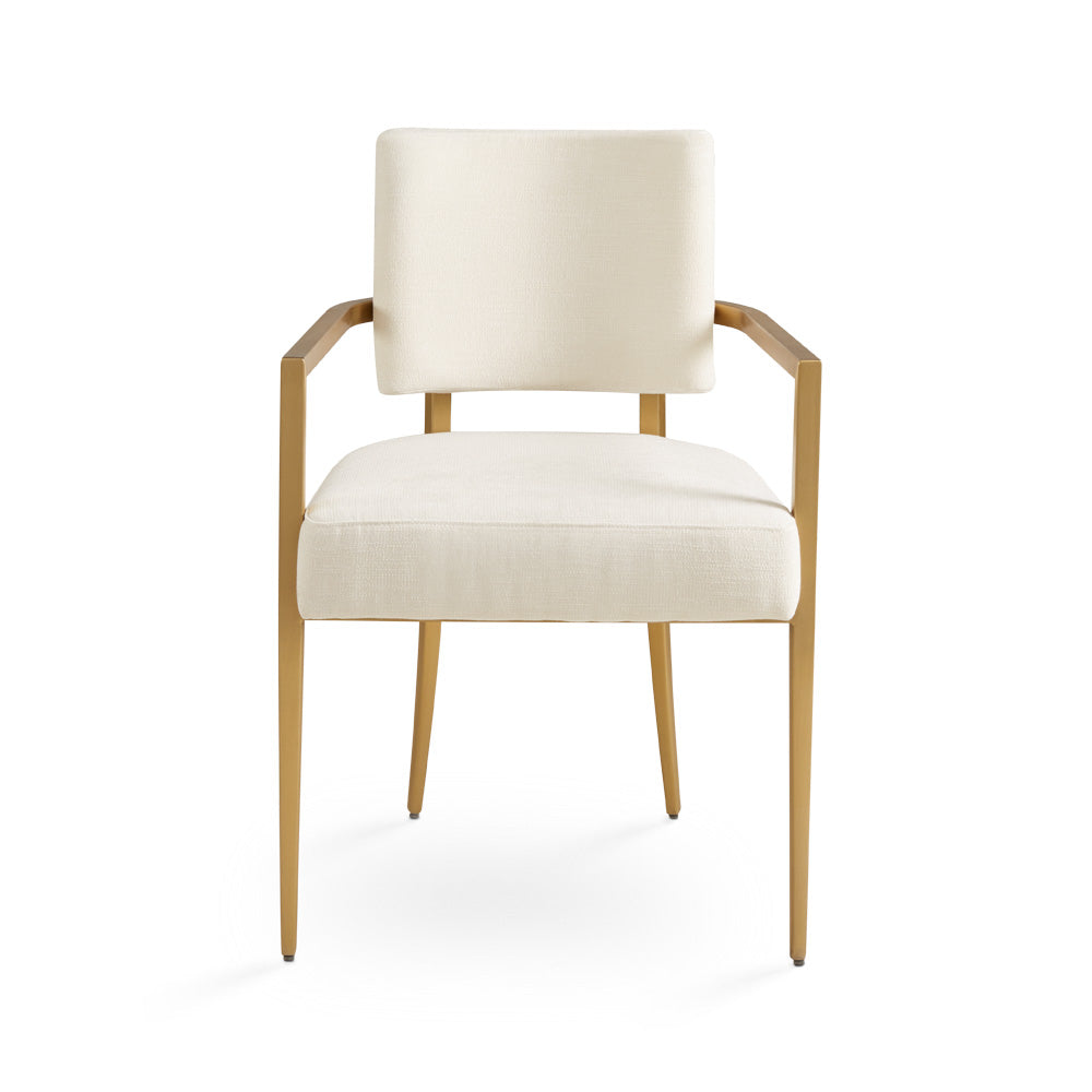Chaise de salle à manger avec accoudoirs Oliver
