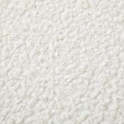 Edgar Storage Ottoman: White Boucle