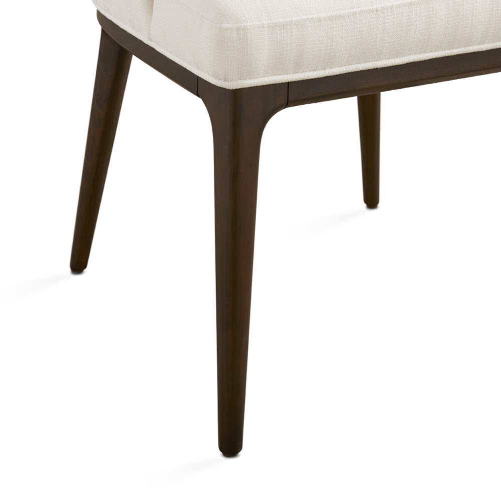 Chaise de salle à manger Everett : Lin ivoire