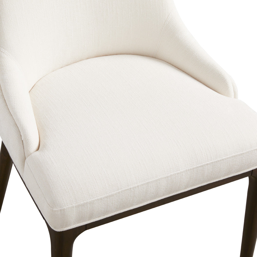 Chaise de salle à manger Everett : Lin ivoire