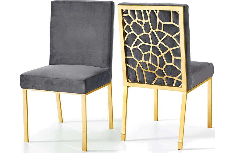Chaise de salle à manger Nemo dorée