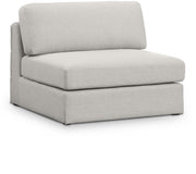 Chaise modulaire sans accoudoirs texturée en lin Beckham