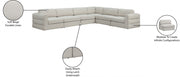 Canapé modulaire en lin texturé Beckham