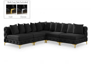 Sectionnel modulaire en velours Tremblay