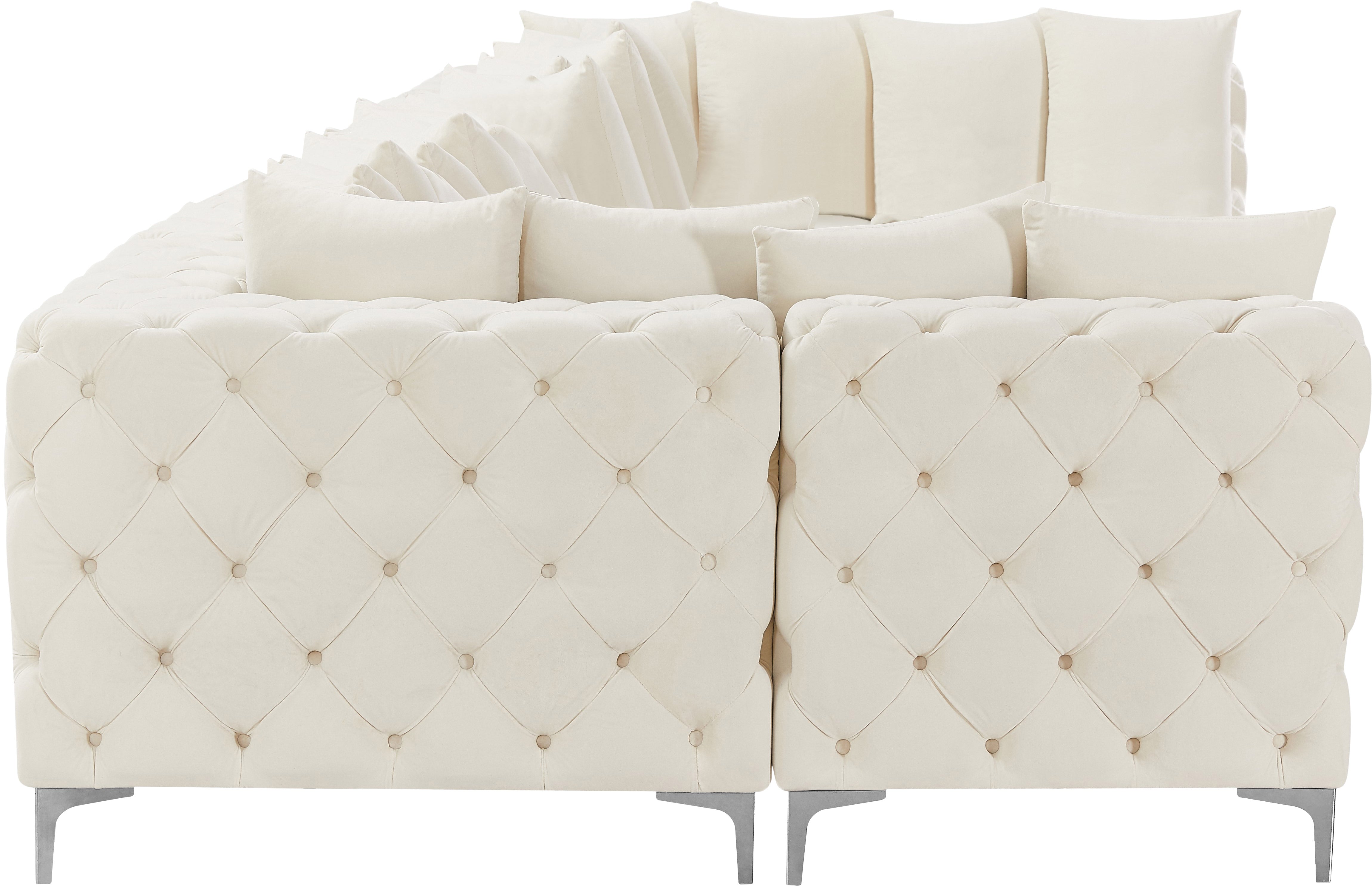 Sectionnel modulaire en velours Tremblay