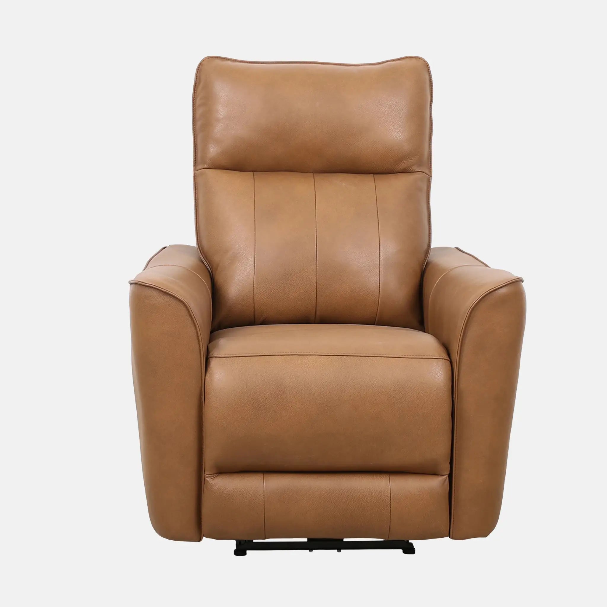 Primo Conrad Fauteuil Inclinable Électrique en Cuir Brun Palermo