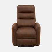 Cole Chaise Inclinable Électrique Tissu Brun Foncé Palerme