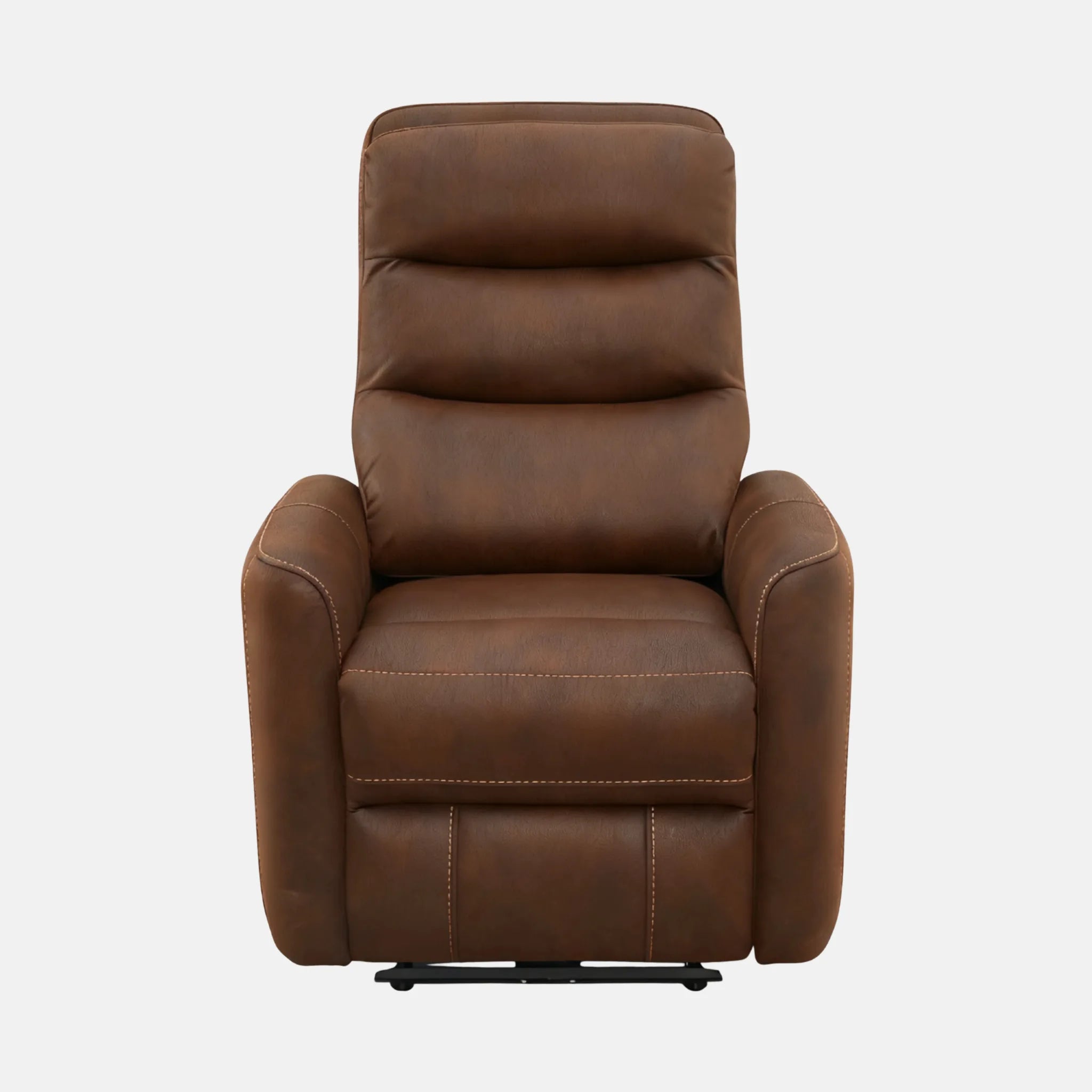 Cole Chaise Inclinable Électrique Tissu Brun Foncé Palermo