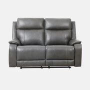 Primo Brindle Causeuse Inclinable Électrique en Cuir Anthracite