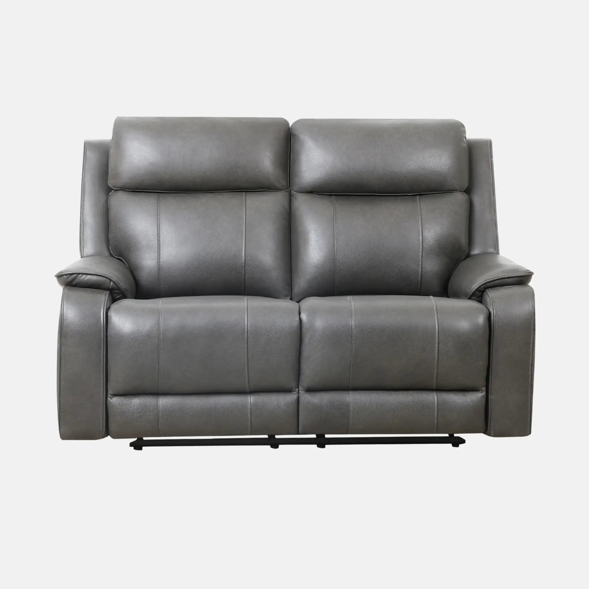 Primo Brindle Causeuse Inclinable Électrique en Cuir Anthracite