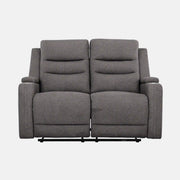 Primo Alfred Causeuse 2 Places Inclinable en Tissu Gris Axel