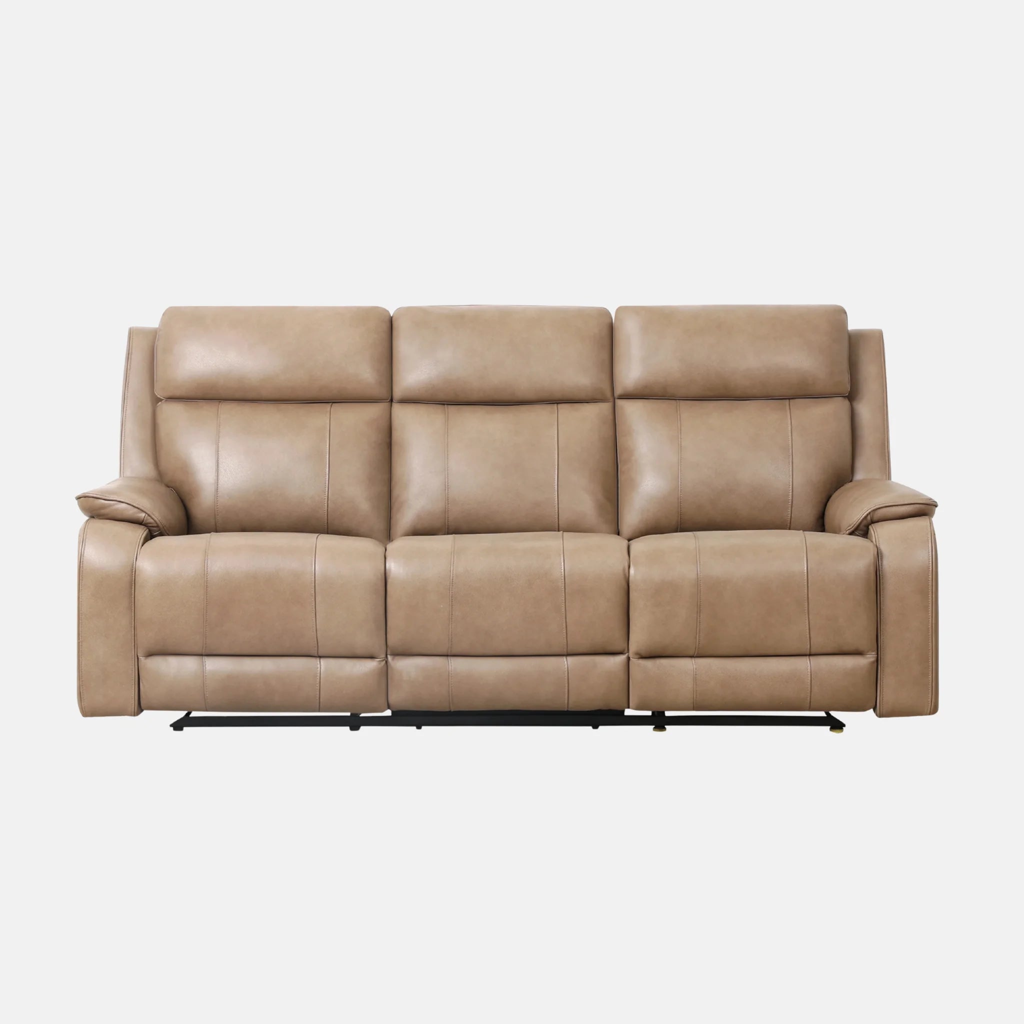Primo Brindle Sofa avec Assises Inclinables Électriques Taupe