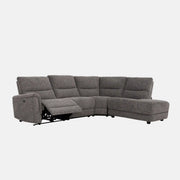 Primo Dalton Sofa Sectionnel Inclinable Électrique Droit Gris Foncée