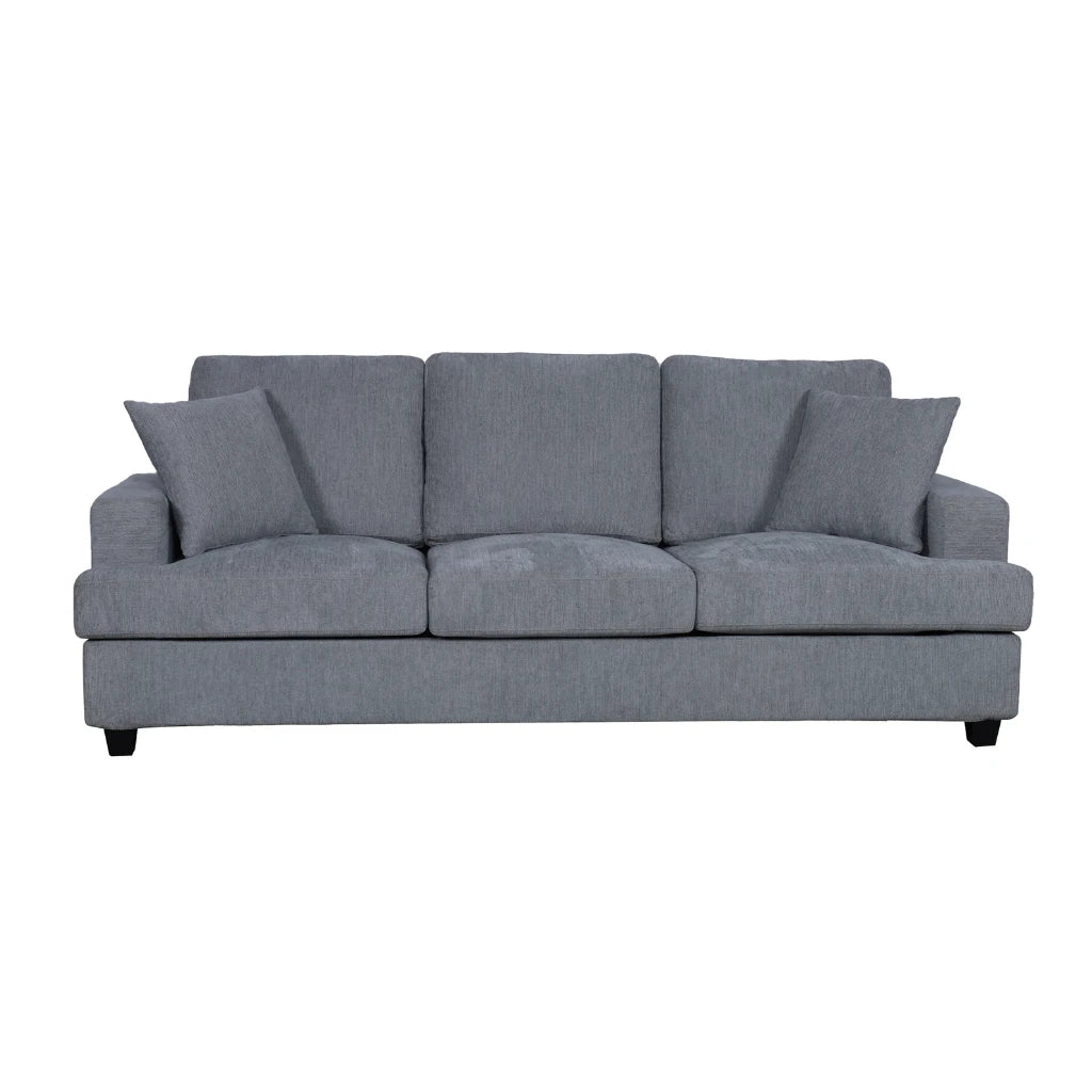 Canapé Fallon – Gris, design moderne et compact