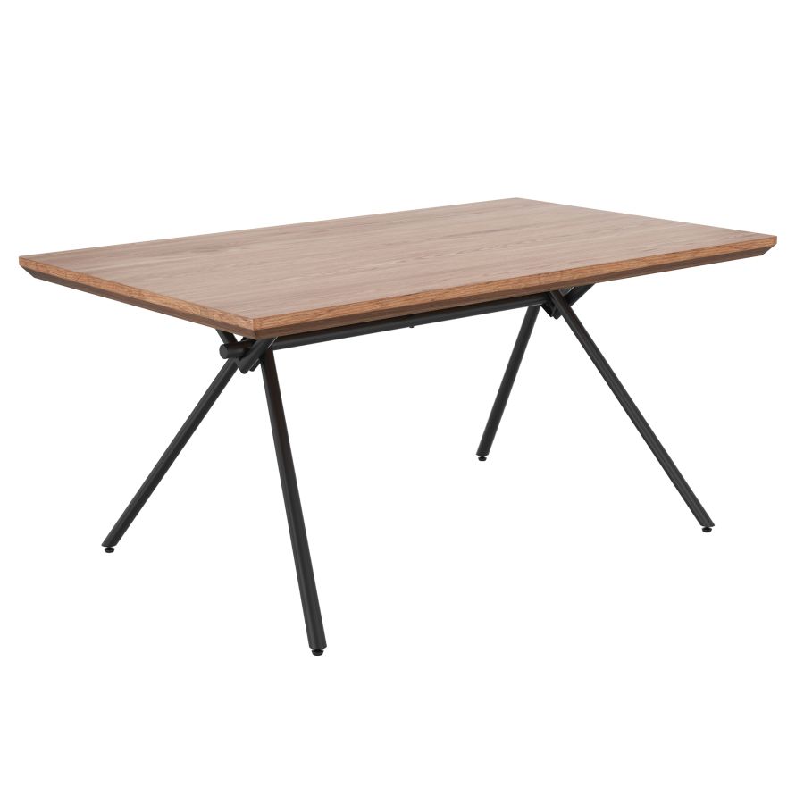 Table de salle à manger rectangulaire Bronx en naturel