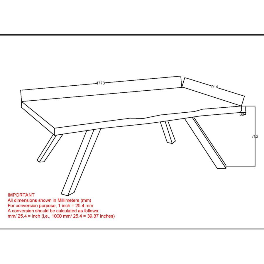 Table de salle à manger rectangulaire Virag en naturel