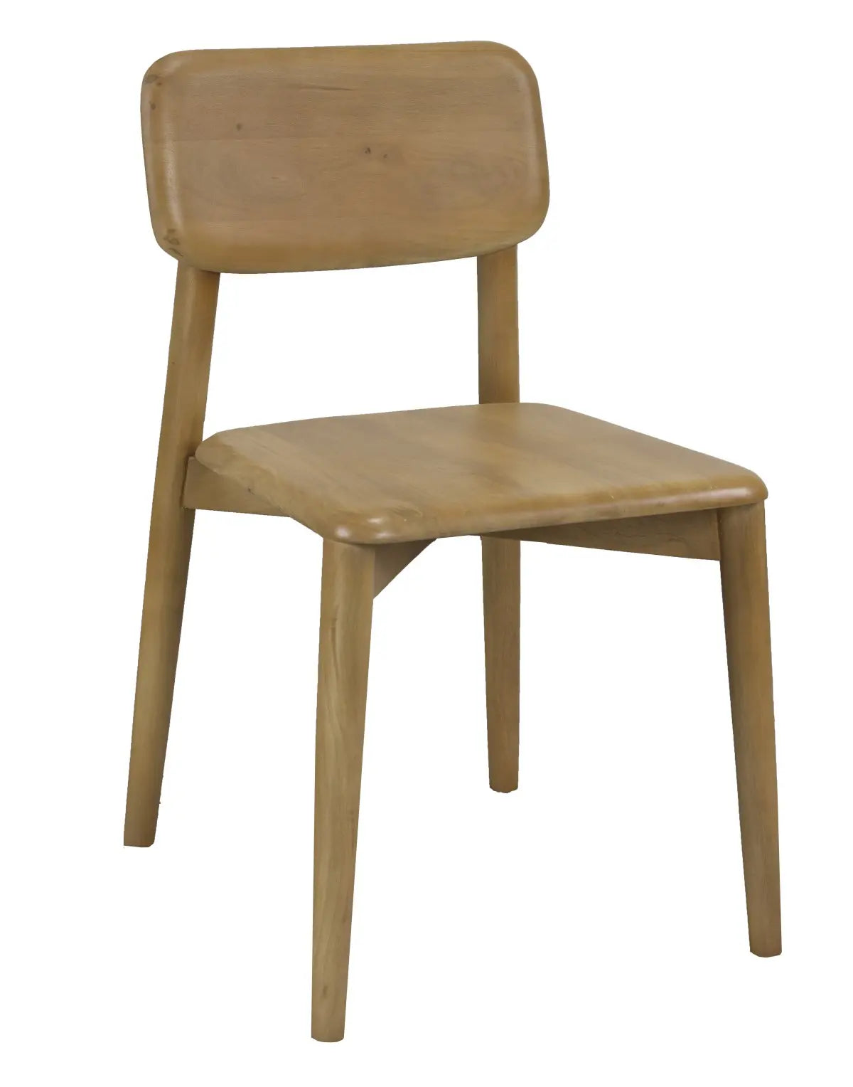 Chaises Stephano en manguier massif | Duo fini chêne chaud