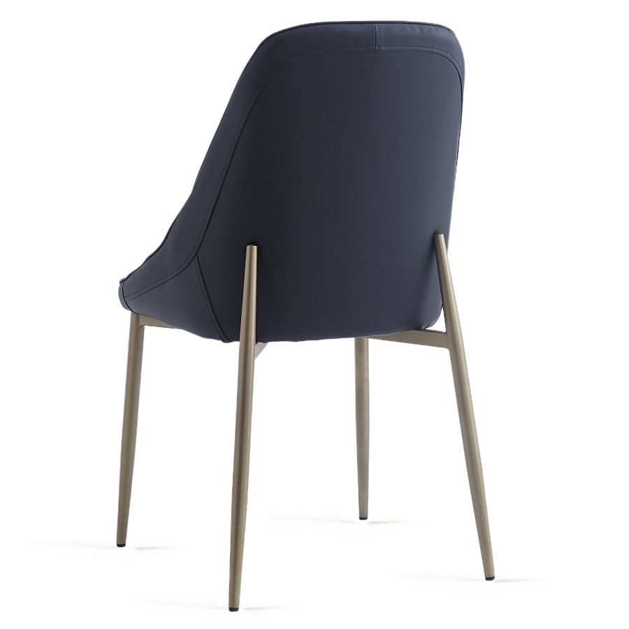 Chaise d'appoint Cléo, ensemble de 2, en noir et ou vieilli ( Meuble Mtl )