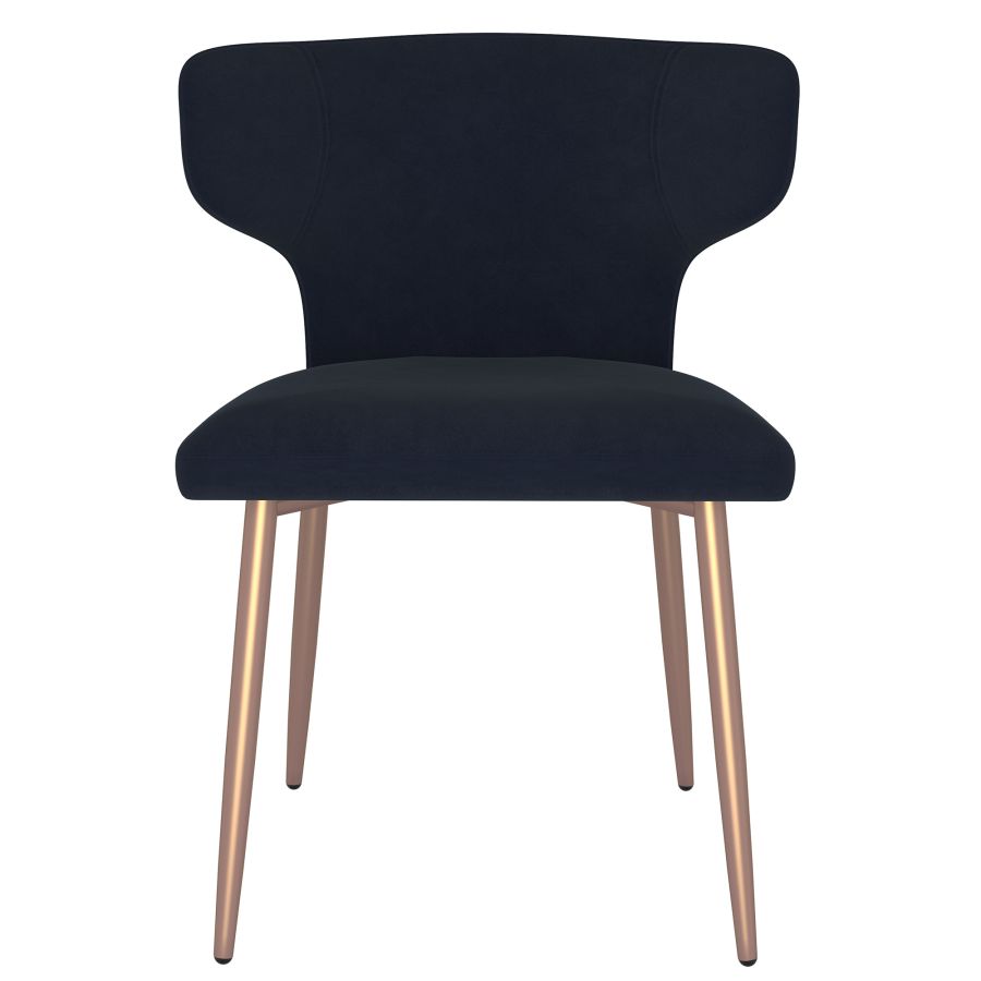 Chaise d'appoint Akira, ensemble de 2 en noir et ou vieilli ( Meuble Mtl )