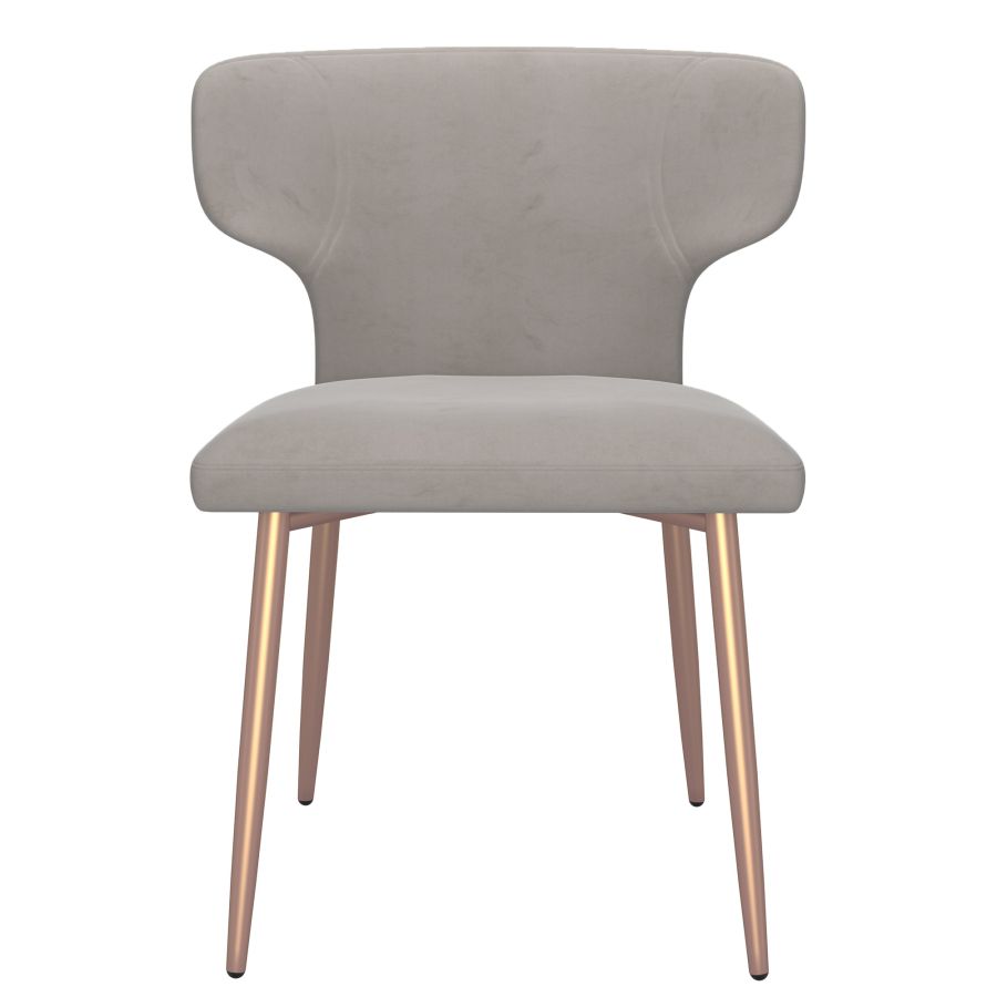 Chaise d'appoint Akira, ensemble de 2 en gris et ou vieilli ( Meuble Mtl )