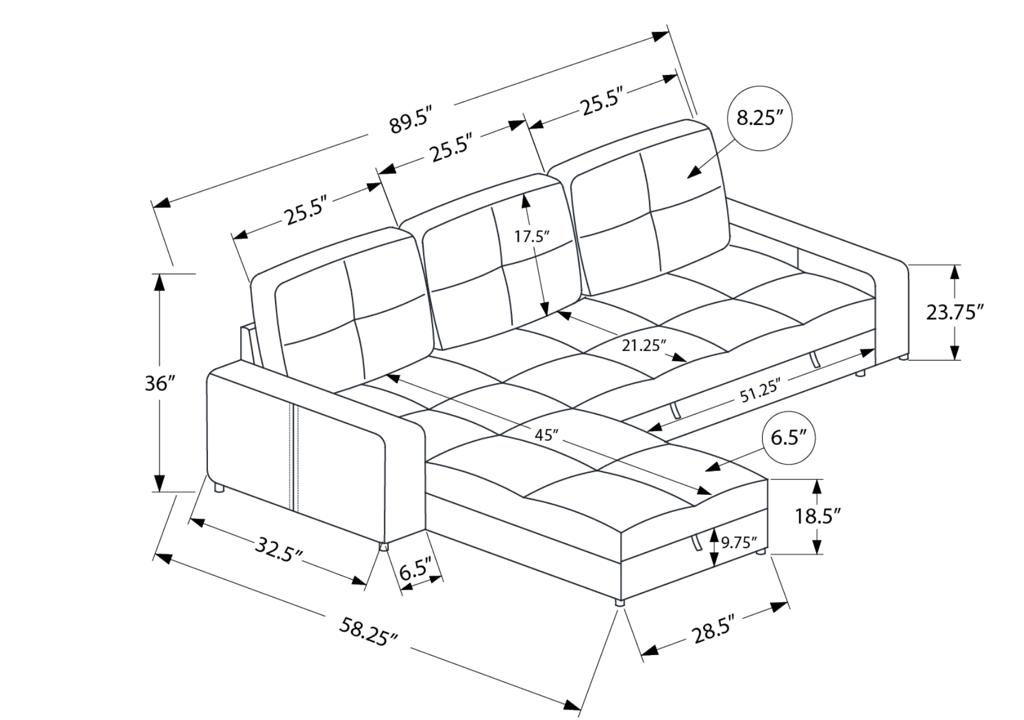 Canapé-lit Sectionnel Nova - Élégance et Confort Rehaussés pour Votre Espace de Vie