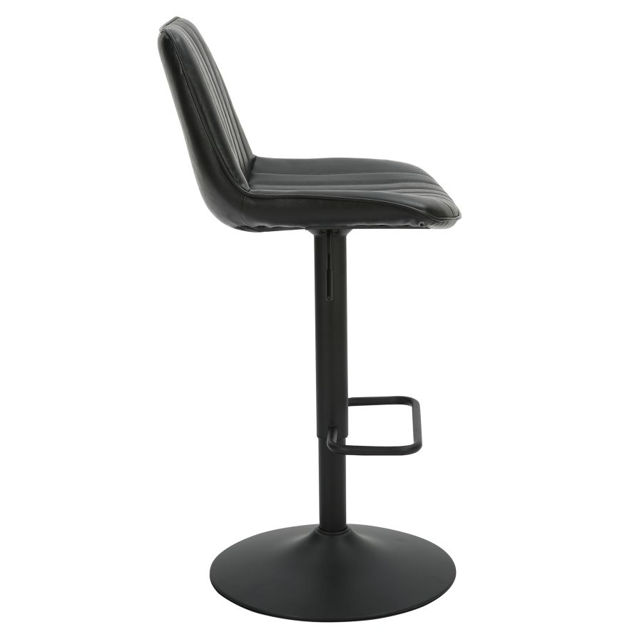 Tabouret réglable Air-Lift Kosi, ensemble de 2, en noir