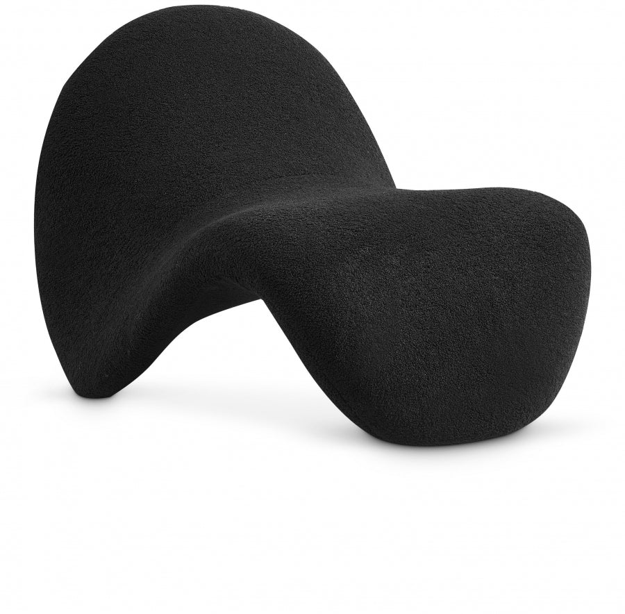 Fauteuil d'appoint en faux sherling Theodore
