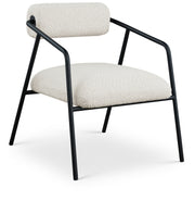 Fauteuil d'appoint en tissu boucle Carly