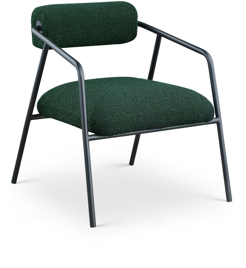 Fauteuil d'appoint en tissu boucle Carly