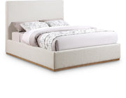 Lit double en tissu bouclé Monaco