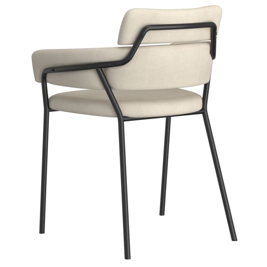 Ensemble de salle à manger 7 pièces Zax/Axel en naturel avec chaise beige ( Meuble Mtl )