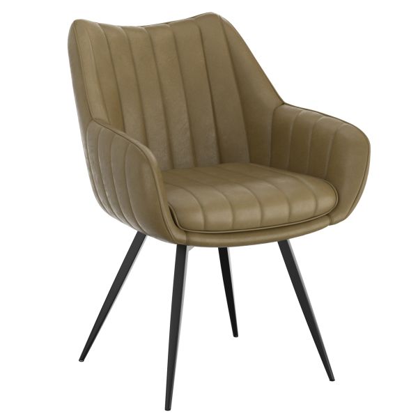 Forna/Talon Ensemble de salle à manger 7 pièces avec table naturelle et chaise en mousse