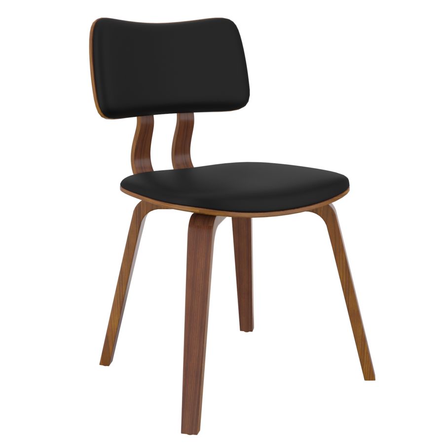 Ensemble de salle à manger 5 pièces Suzette/Zuni en noir avec chaise noire ( Meuble Mtl )