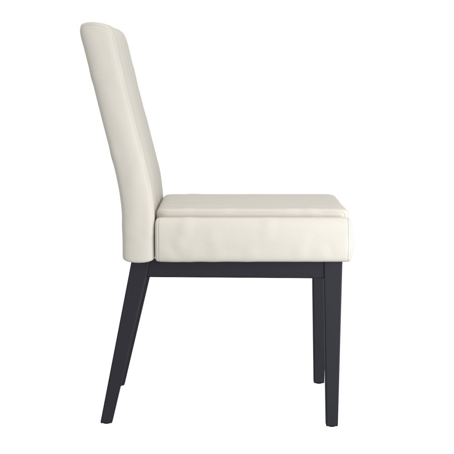 Virag/Cortez Ensemble de salle à manger 7 pièces en naturel avec chaise beige et noire ( Meuble Mtl )