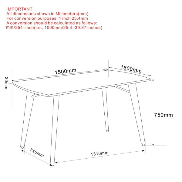 Leon/Zeke Ensemble de salle à manger 5 pièces avec table naturelle et chaise charbon de bois