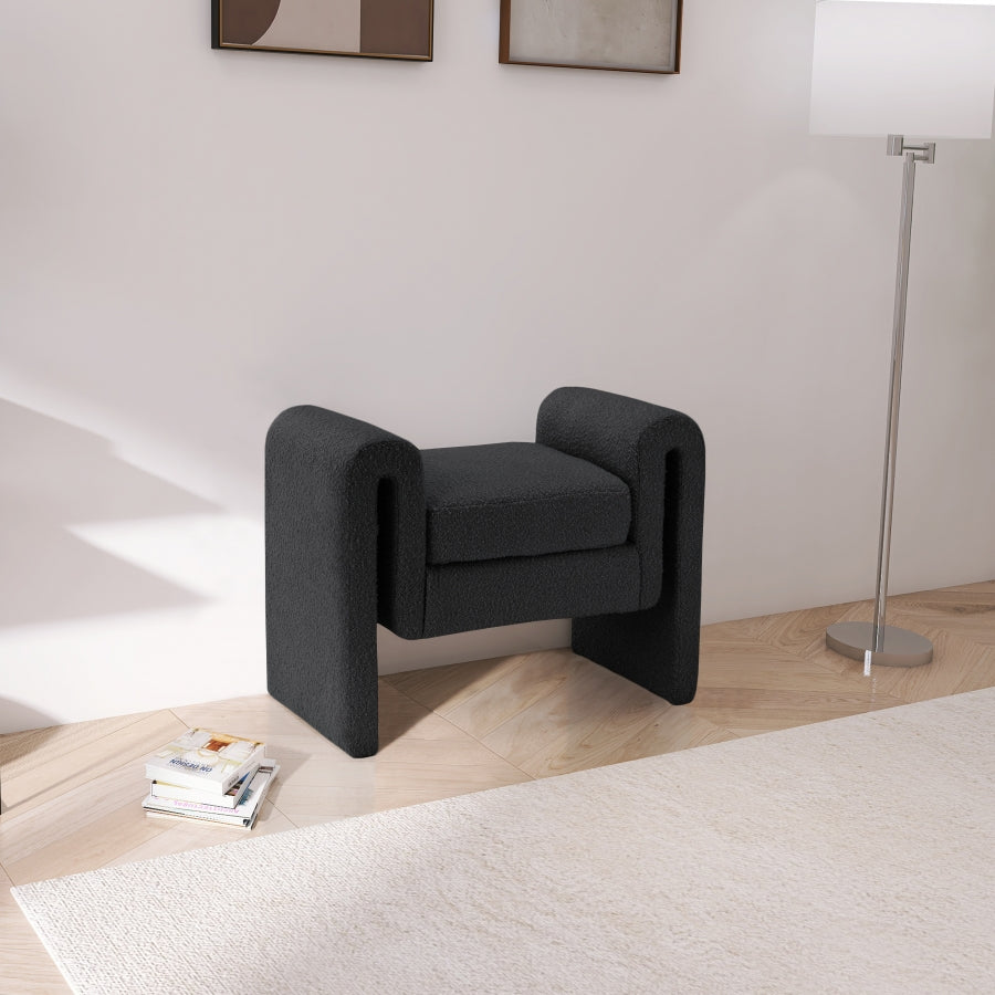 Banc 31,5" en tissu boucle Stylus