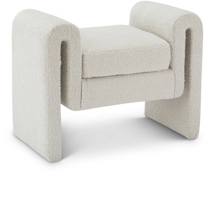 Banc 31,5" en tissu boucle Stylus
