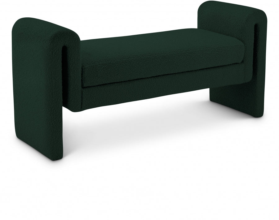 Banc 51" en tissu boucle Stylus
