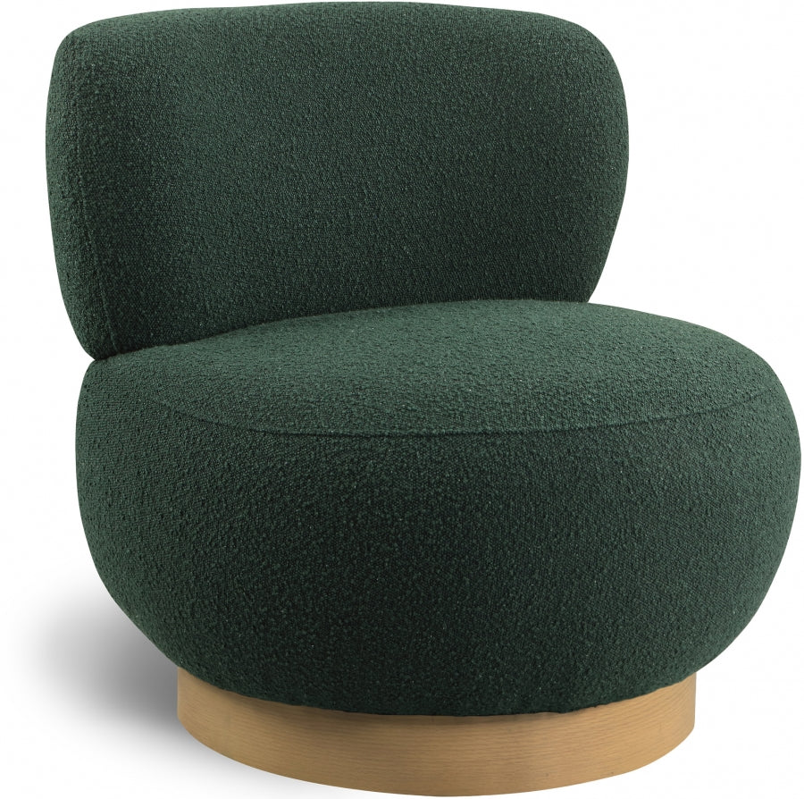 Fauteuil d'appoint en tissu boucle Calais