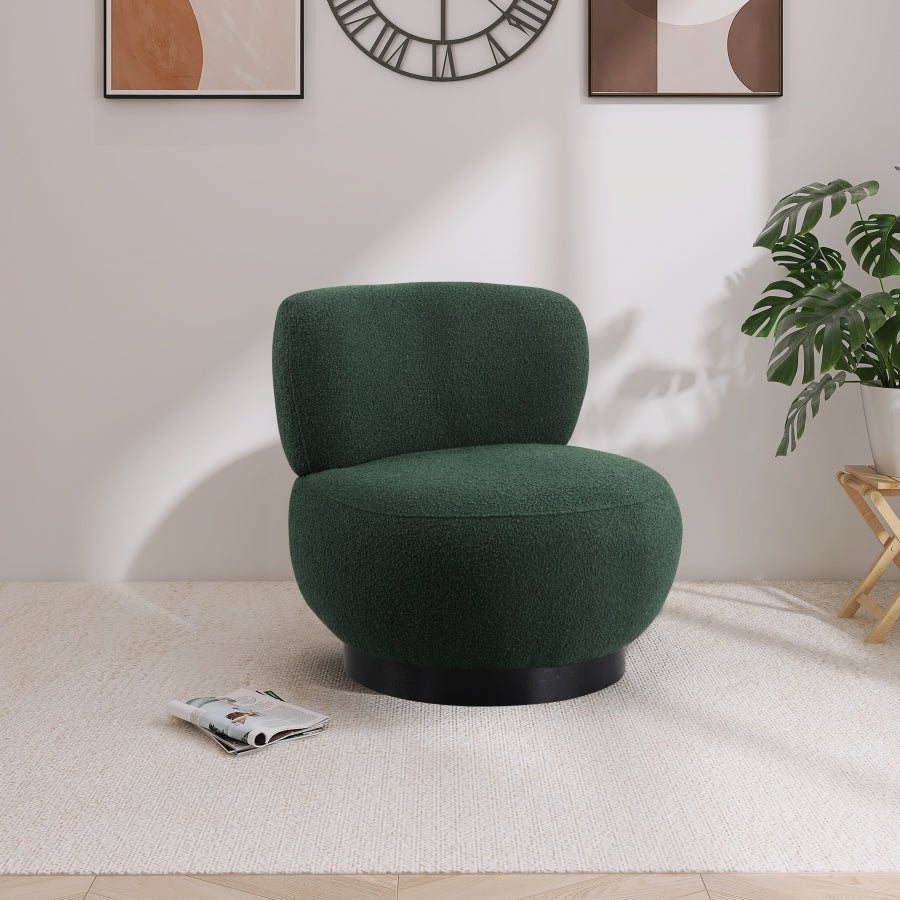 Fauteuil d'appoint en tissu boucle Calais