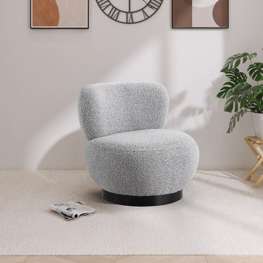 Fauteuil d'appoint en tissu boucle Calais
