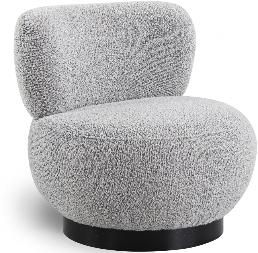 Fauteuil d'appoint en tissu boucle Calais