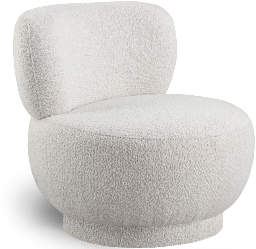 Fauteuil d'appoint en tissu boucle Calais
