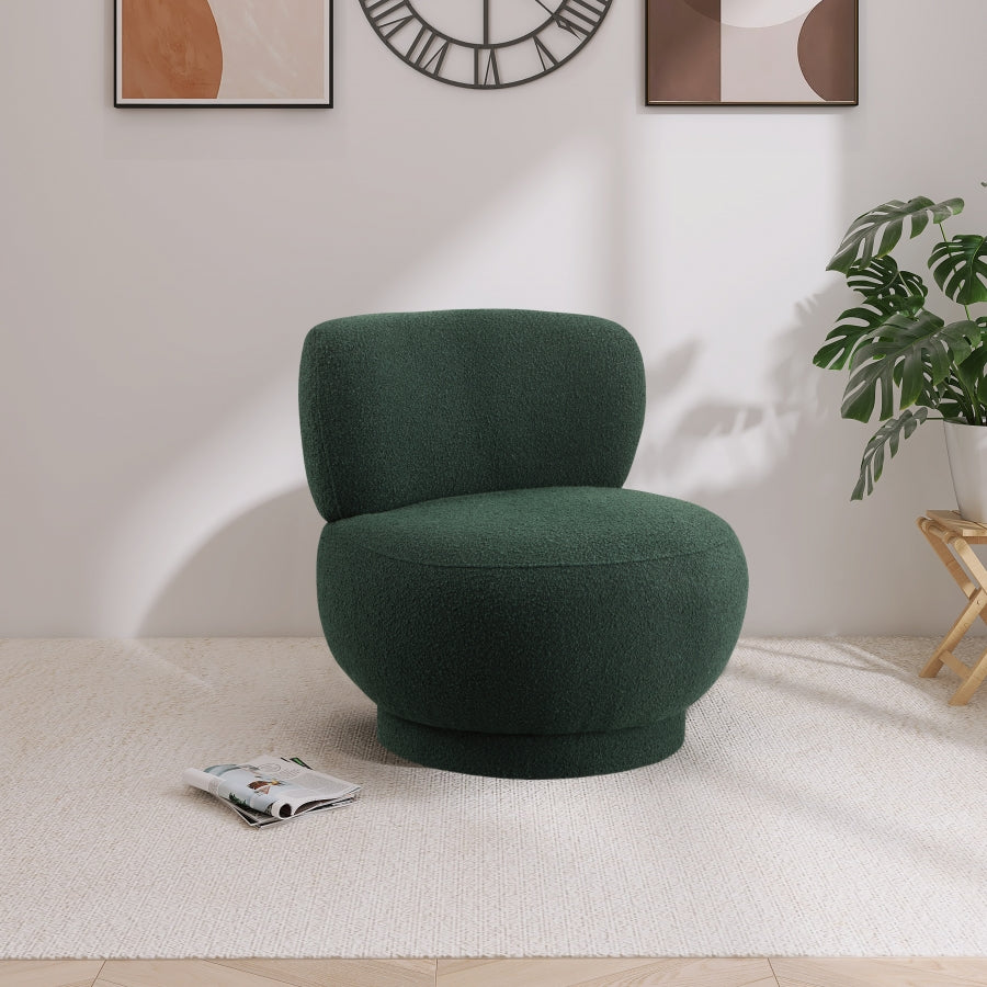 Fauteuil d'appoint en tissu boucle Calais