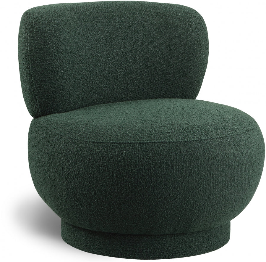 Fauteuil d'appoint en tissu boucle Calais
