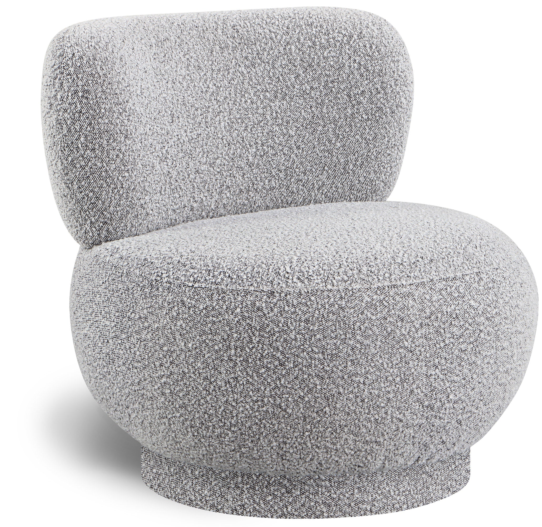 Fauteuil d'appoint en tissu boucle Calais